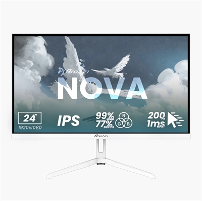 Arozzi Nova 24" IPS 200Hz Hvid